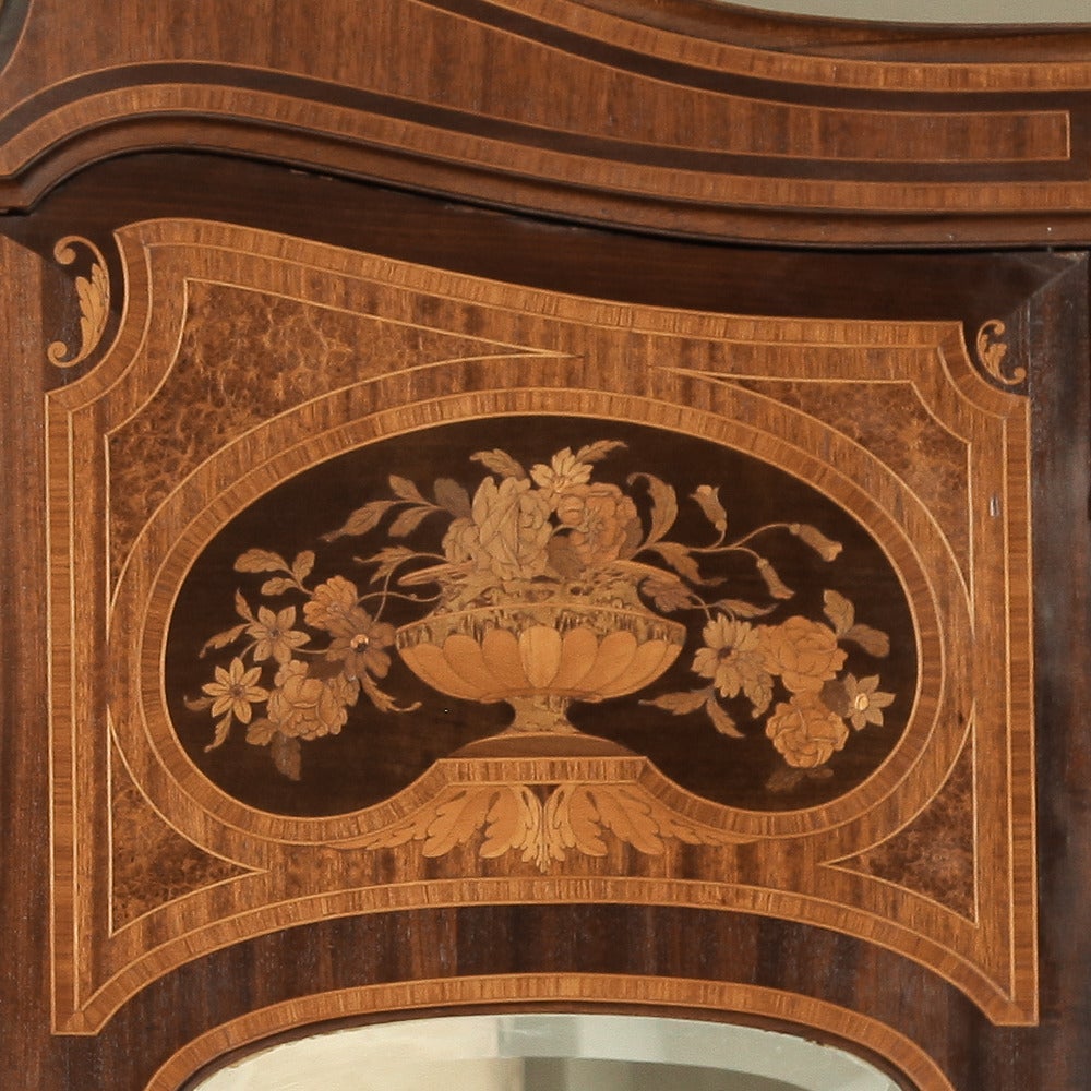 Late 19th Century 19th Century Neoclassical Marquetry Armoire