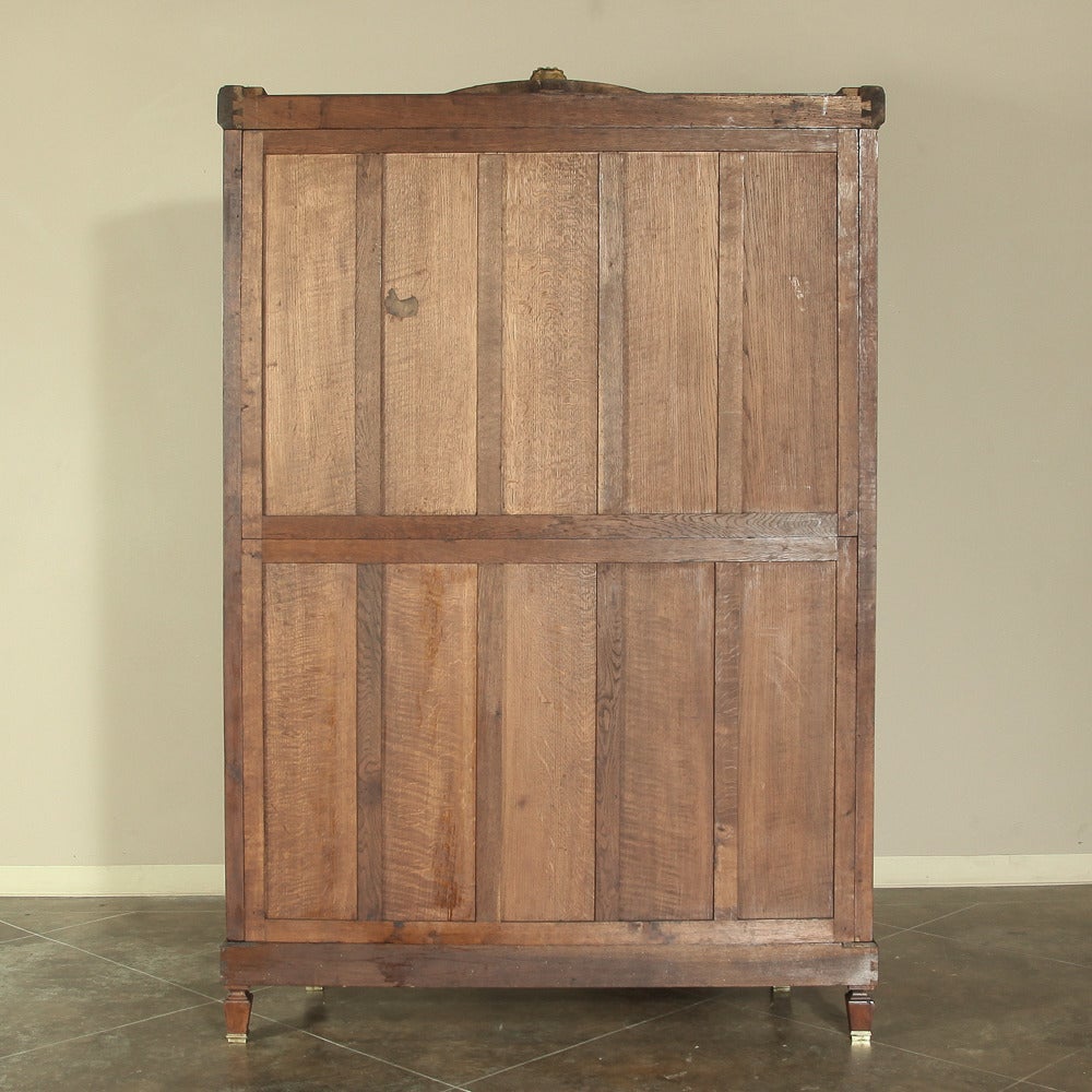 19th Century Neoclassical Marquetry Armoire 5