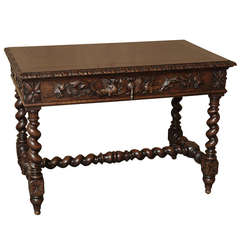 Antique French Renaissance Writing Table