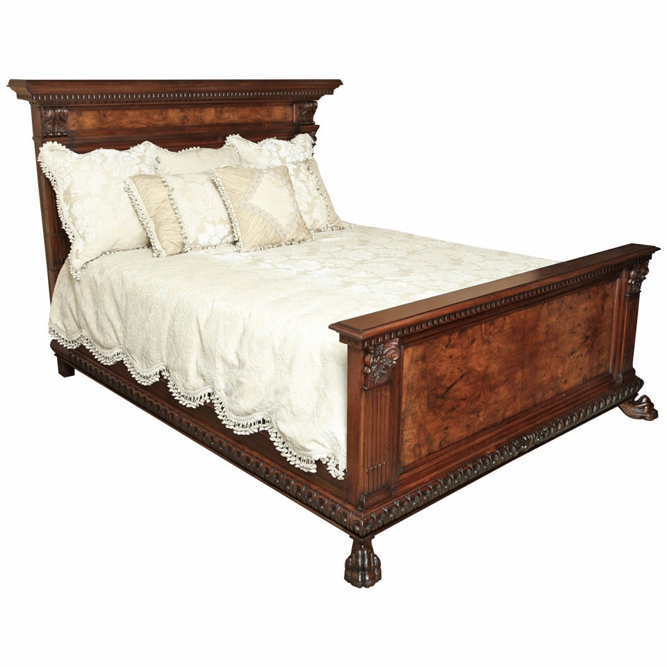 Vintage Italian Neoclassical California King Bed
