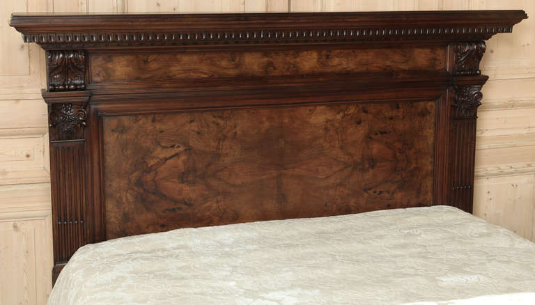 Vintage Italian Neoclassical California King Bed at 1stdibs