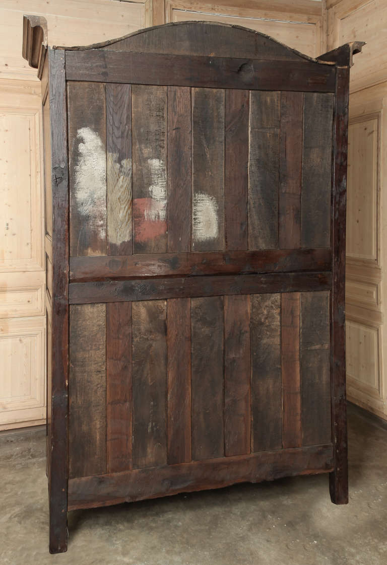 18th Century Country French Walnut Armoire 6