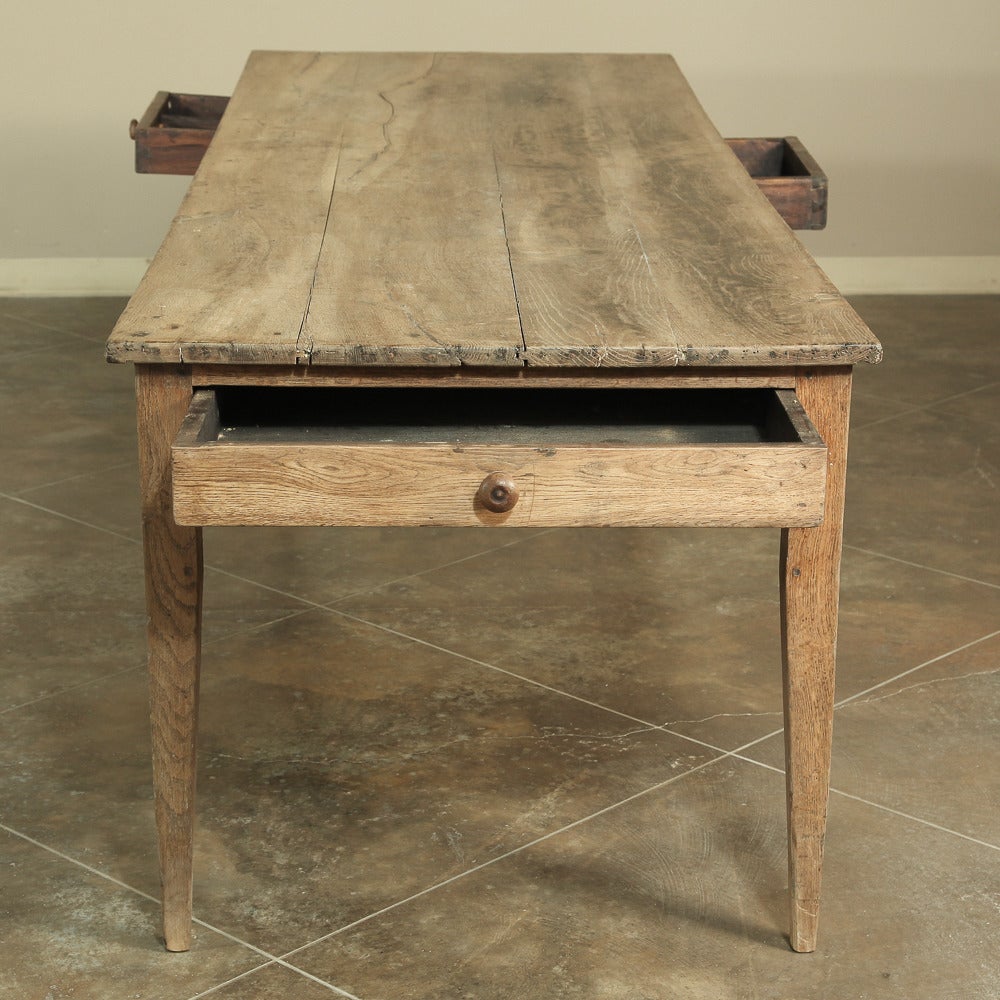 Early 19th Century Grand Country French Farm Table 2