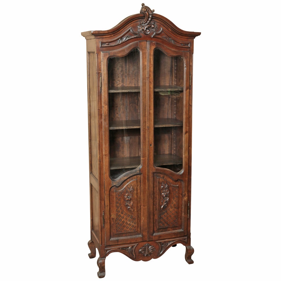 Antique Country French Vitrine