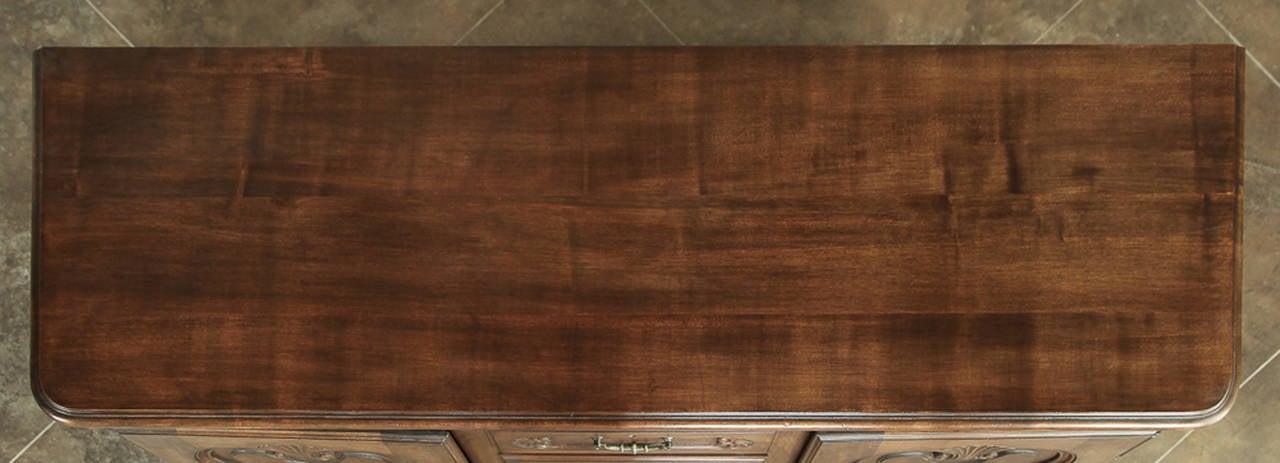 Country French Walnut Buffet 4