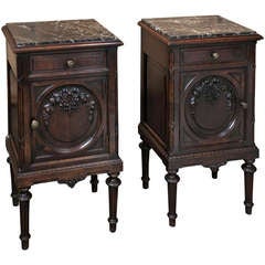 Pair Vintage Italian NeoClassical Nightstands