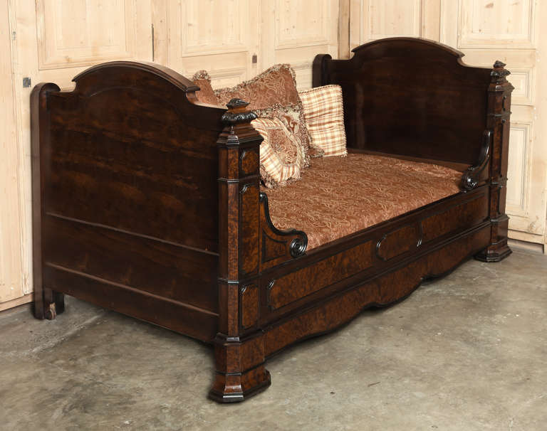 Antique French Napoleon III Wall Bed 2