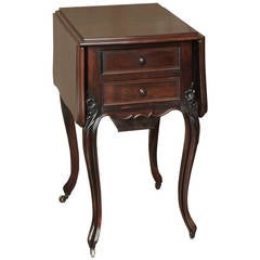Antique French Napoleon III Rosewood Night Stand