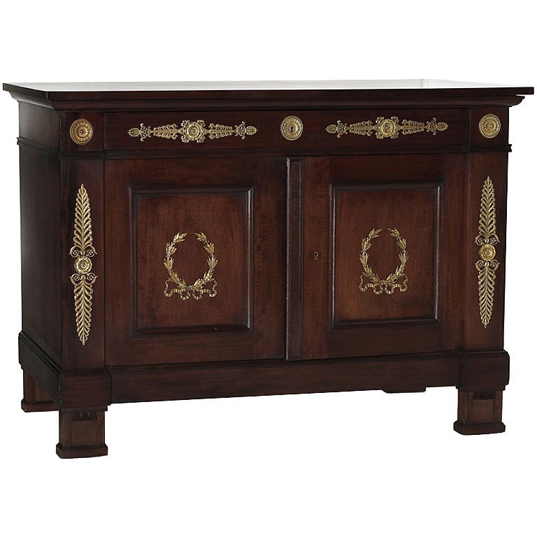 19th Century Second Empire Mahogany Buffet