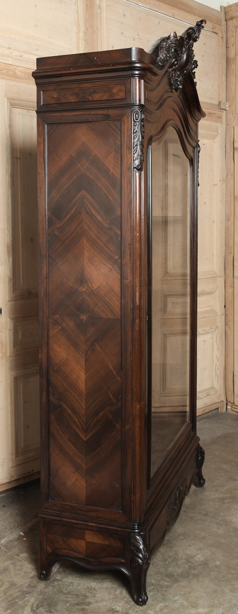 French Regence Rosewood Armoire 3