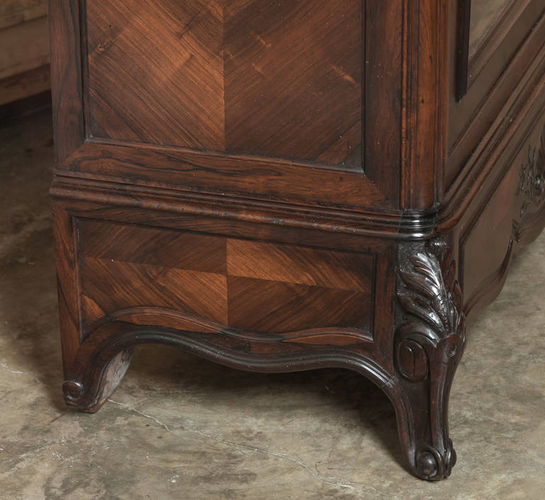 French Regence Rosewood Armoire 4