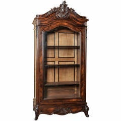 Antique French Regence Rosewood Armoire