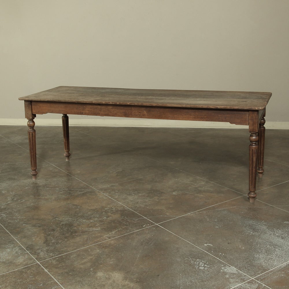 19th Century Rustic Country French Farm Table from Normandy  2