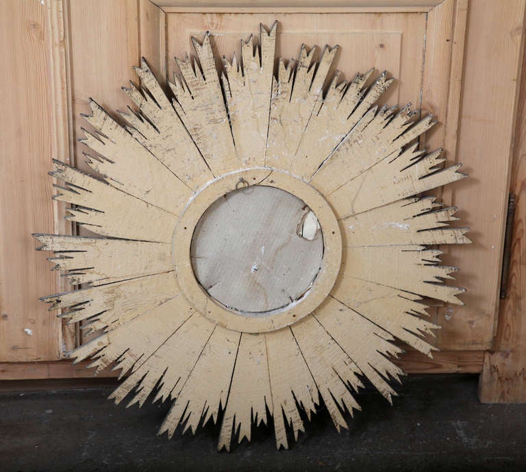 Antique Sunburst Mirror 4