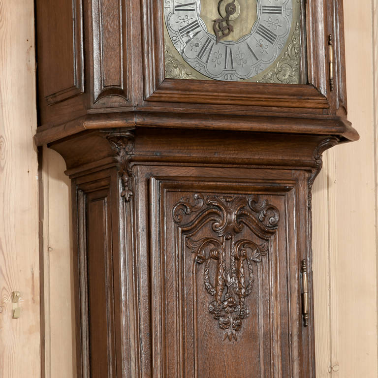 Antique Liegeoise Longcase Clock 3