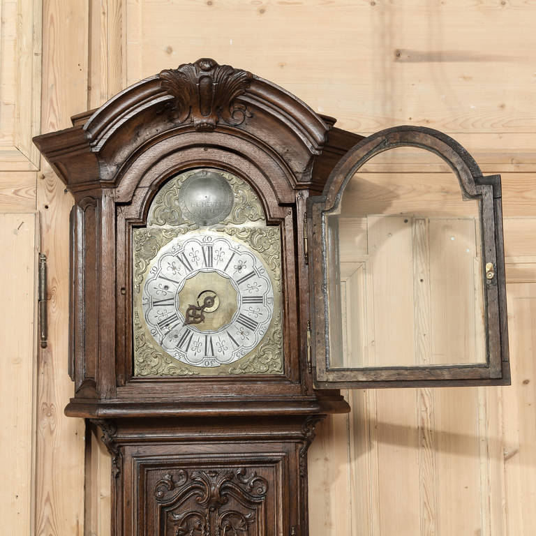 Antique Liegeoise Longcase Clock 6