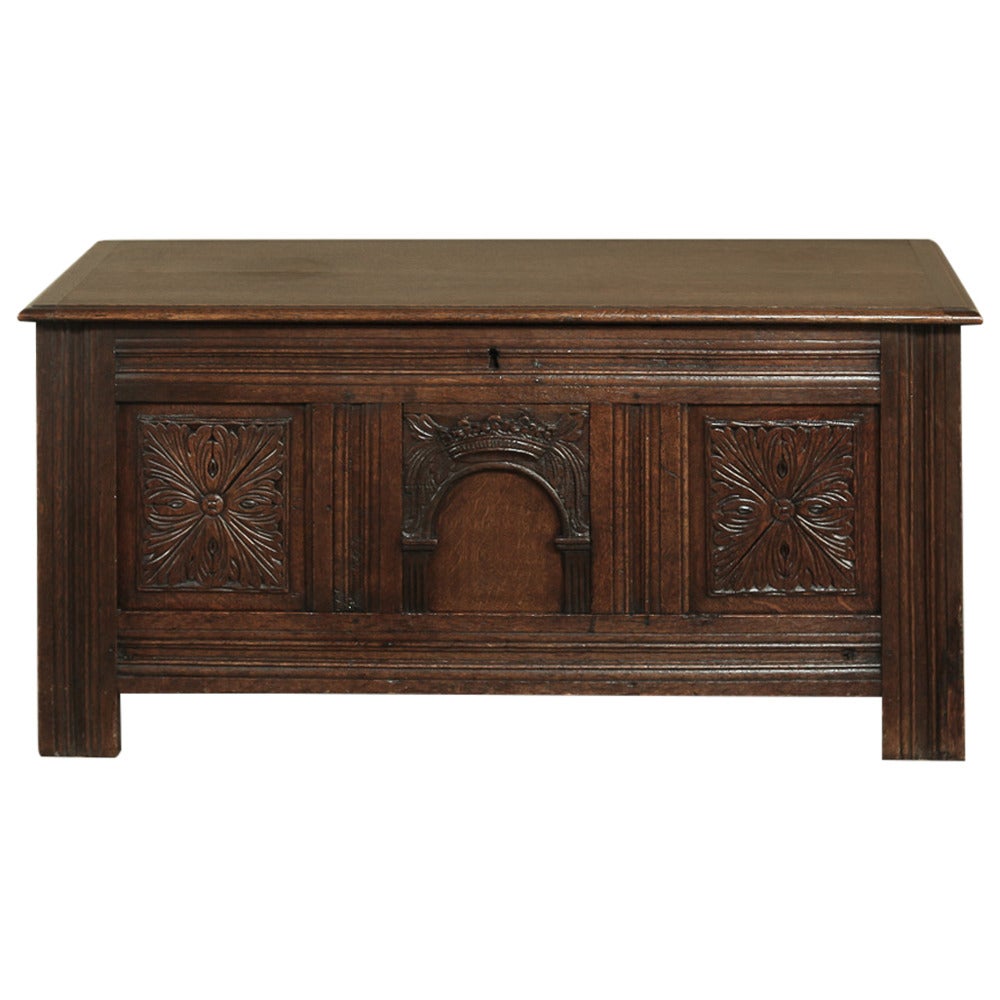 18th Century French Gothic Trunk