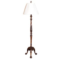 Antique Chippendale Floor Lamp