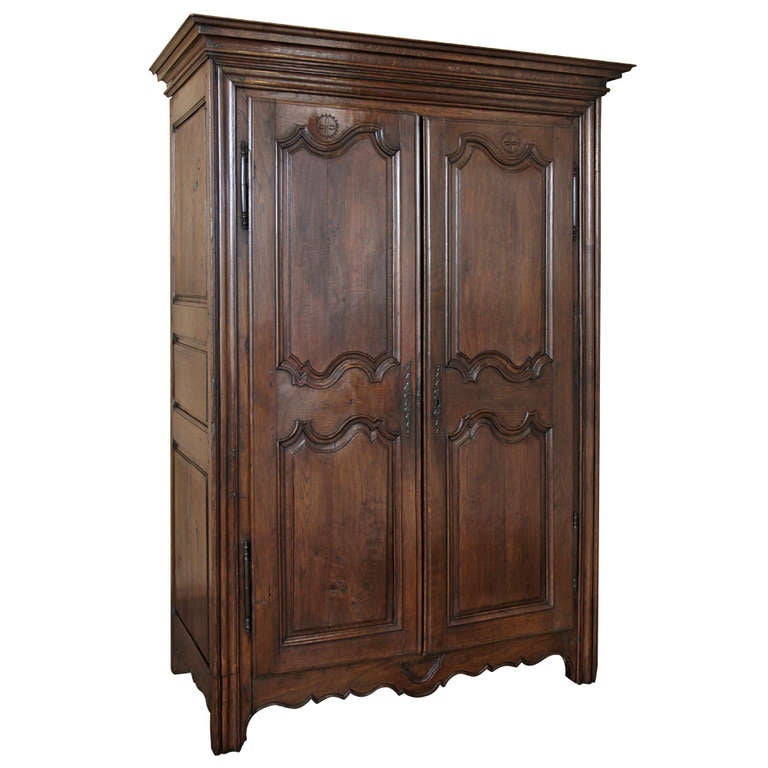 19th Century Country French Oak Normandy Armoire Saturday Sale at