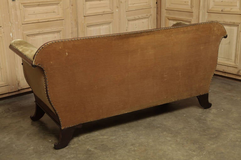 19th Century French Louis Philippe Period Mahogany Sofa 5