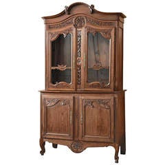 Antique 18th Century French Normandie Bookcase
