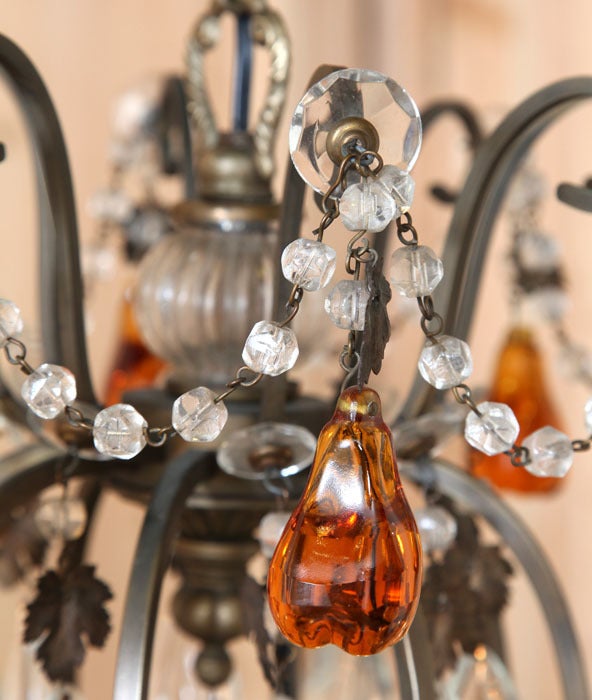 20th Century Vintage Venetian Crystal Chandelier