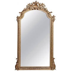 French Regence Gilded Mirror