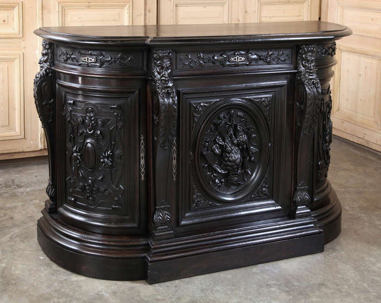 Antique French Louis XIV Hunt Buffet