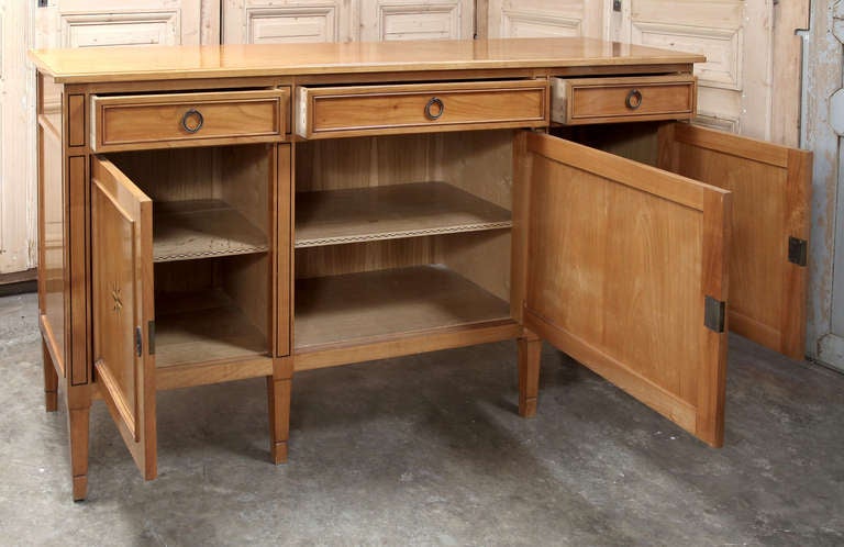 Antique Country French Fruitwood Buffet