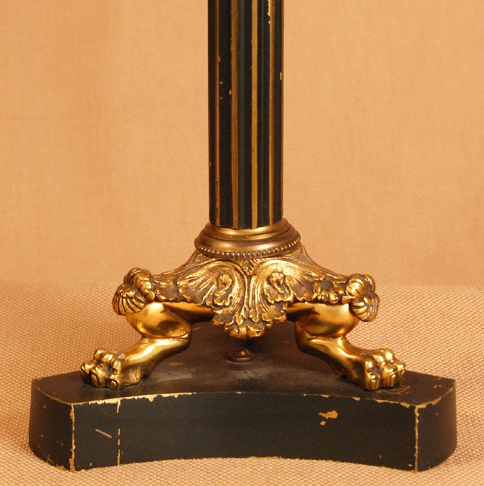 Antique Empire Style Table Lamp In Excellent Condition In Dallas, TX