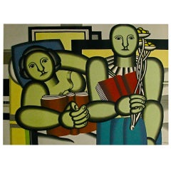 Fernand Leger - La Lecture Color Lithograph   ed 123/300