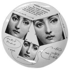 Vintage Fabulous Piero Fornasetti Original Face Plates