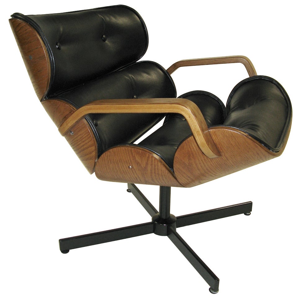 Rare Plycraft Small Lounge Chair For Sale