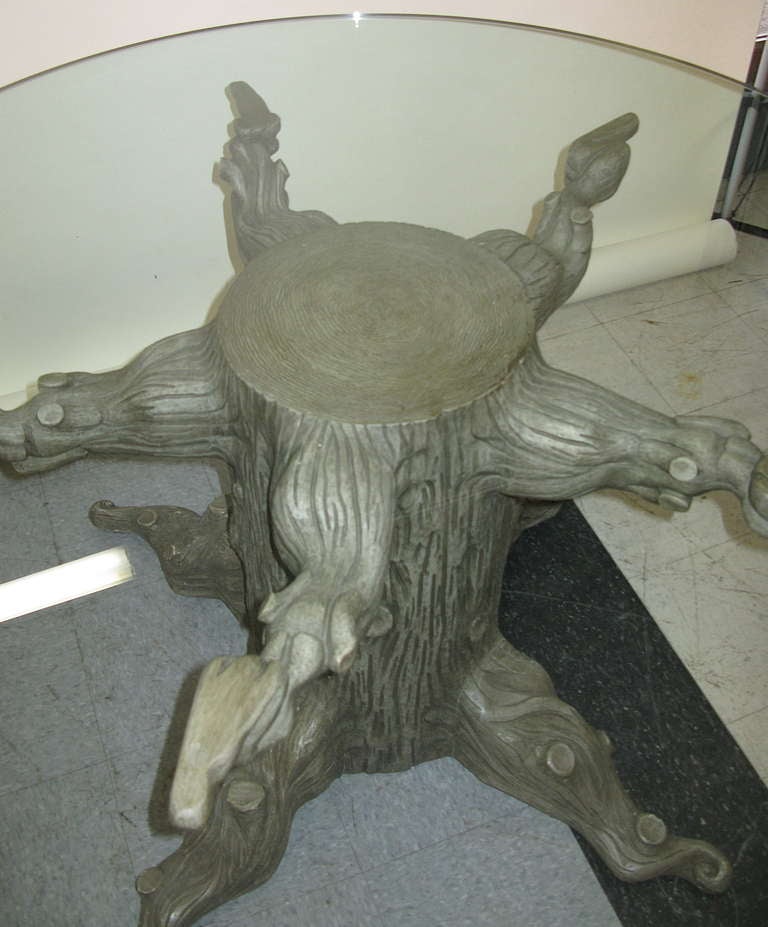 American  Tree Stump Table by David Barrett For Sale