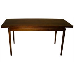 1950 Jens Risom Walnut Flip-Top Game Table