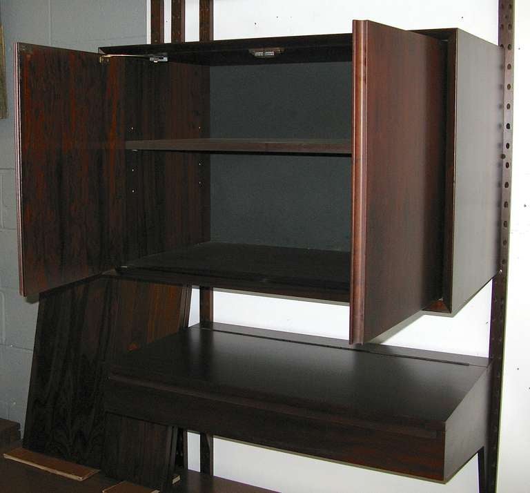 Danish Gorgeous 1960 Cado Rosewood Wall System