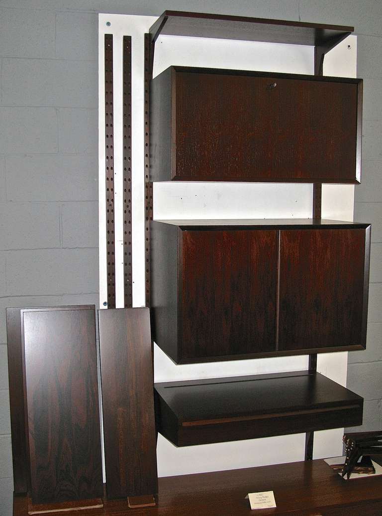 Gorgeous 1960 Cado Rosewood Wall System 2