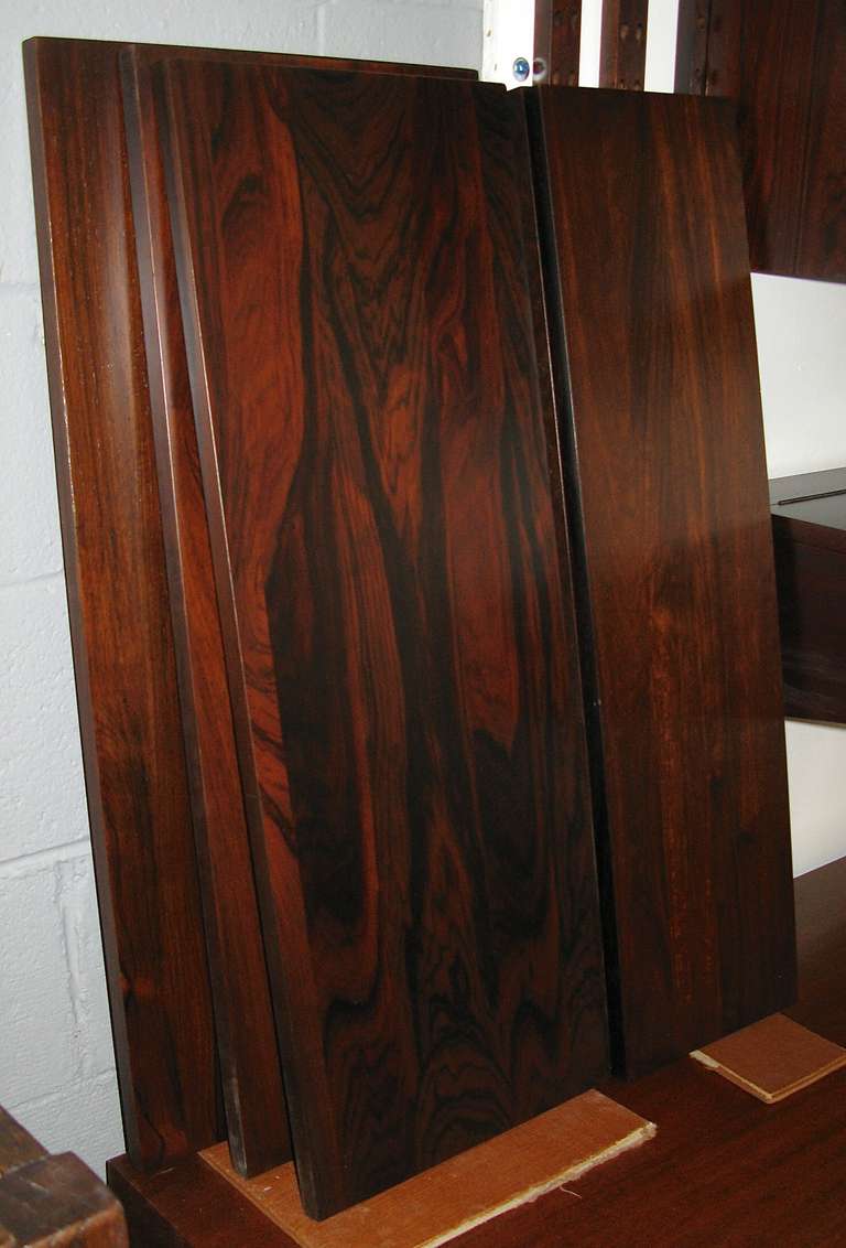 Mid-20th Century Gorgeous 1960 Cado Rosewood Wall System