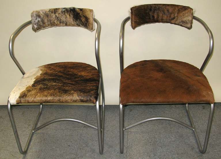 Superb 1940 Kem Weber for Lloyd Loom Set of 8 Chairs