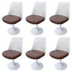 1960 Saarinen Set of Six Tulip Chairs