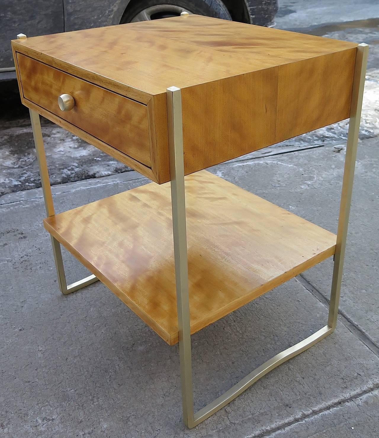 American Rare and Gorgeous Pair of 1950 Kittinger Nightstands