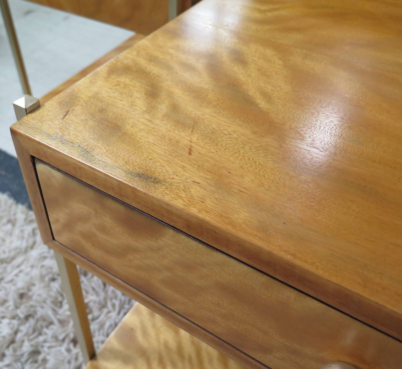 Rare and Gorgeous Pair of 1950 Kittinger Nightstands 1