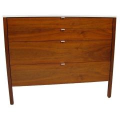 1950 knoll 4 Drawer Walnut Dresser