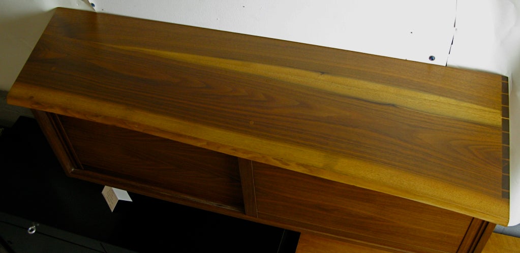 1958 George Nakashima Hanging  Walnut Cabinet