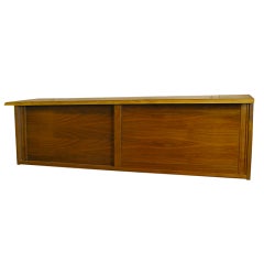 1958 George Nakashima Hanging  Walnut Cabinet