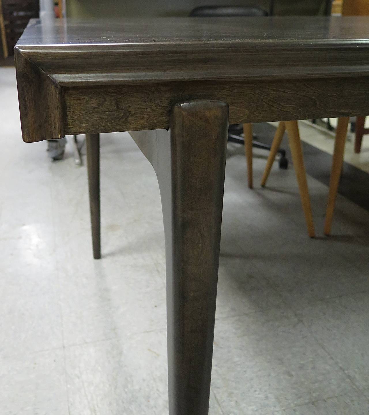 Dyed 1950 Edmond Spence Birch Table or Desk