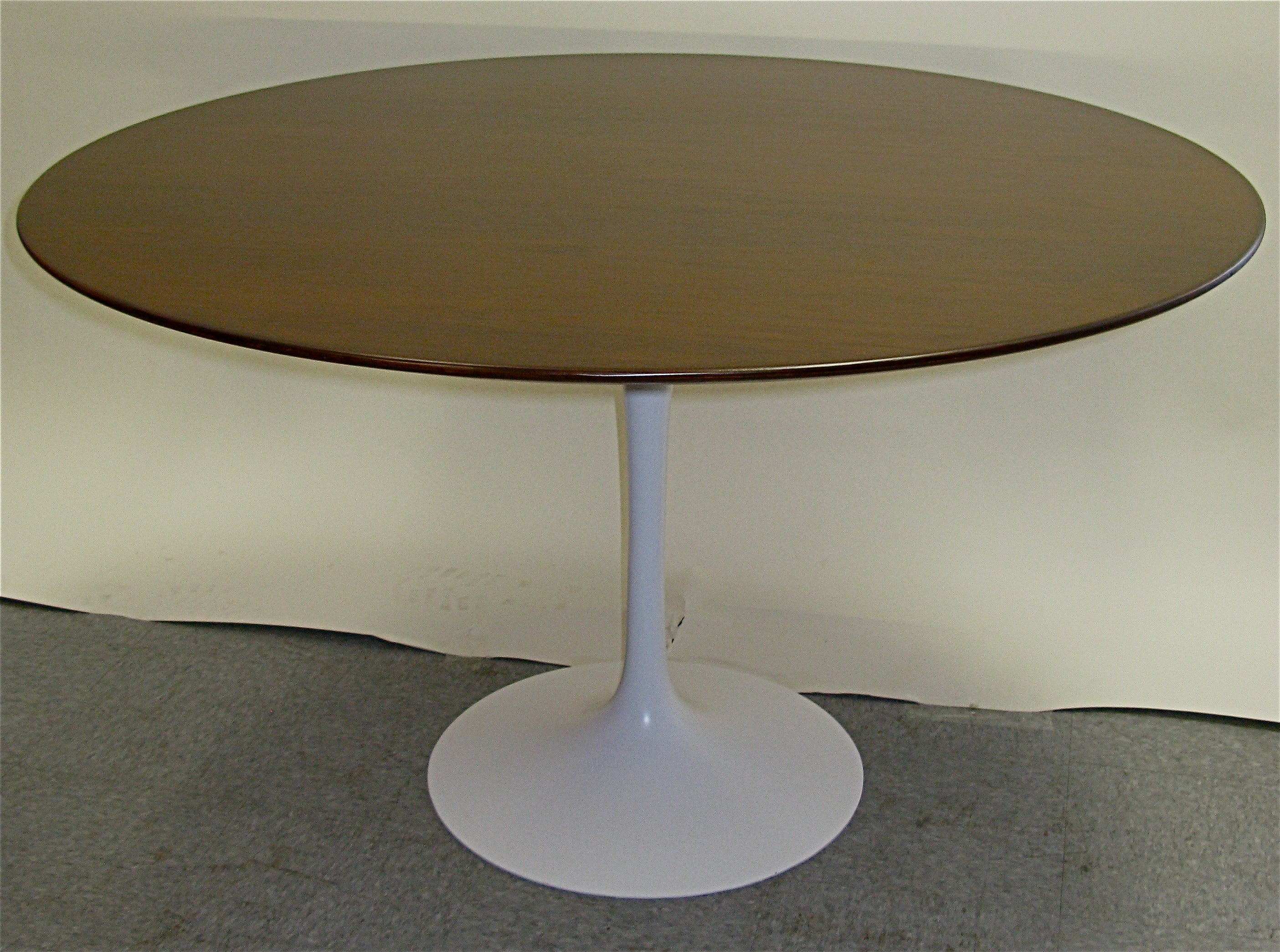 1950 Saarinen for Knoll 48 inch Walnut Tulip Table