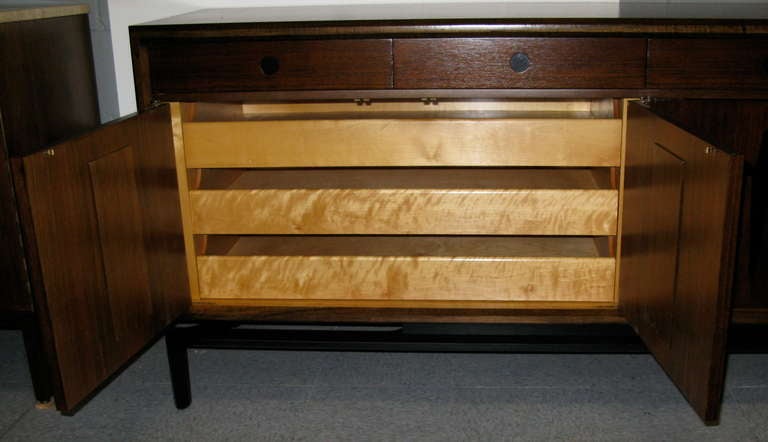 Mexican   1950 Edmond Spence Walnut Dresser-Mexico For Sale