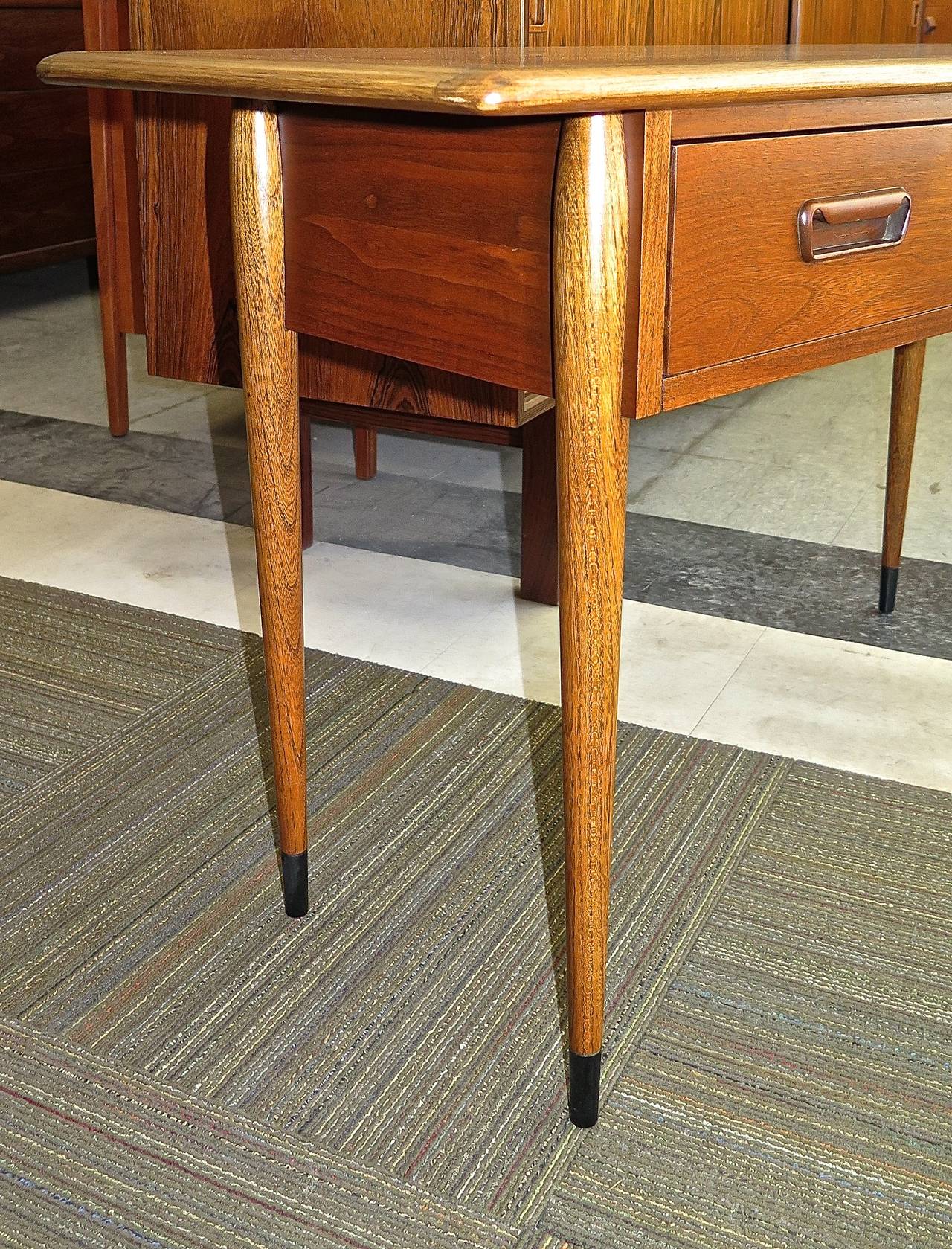 Mid-Century Modern 1950 Lane Dovetail Series, One-Drawer Stand