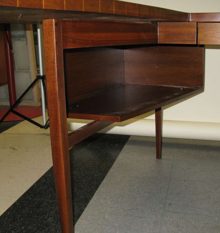 American Killer 1950 Custom Built Solid Walnut Desk